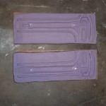 The two complete sides of a Fubar tool mold made by the poor mold technique