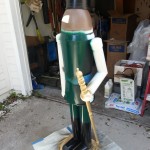 Now let's make him look real by painting him.