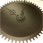 Sintra/PVC Board shape cut from CNC Router.