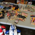 Original 70's, 80's comics, video Ep. 4, poster glossy print, misc...