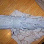 Finished fiberglass pieces for Skull Knight leg armor