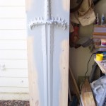 Skull Knight Sword pre mold sanded high building polyester primer sanded to 220 grit