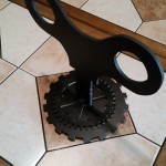 Windup key assembly complete as a working, spinning, turning key.  I used the bearings from a fidget spinner