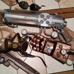 My airship mechanic props for my steampunk cosplay