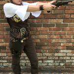 Steampunk Girl action pose