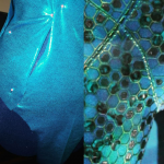 Material match for DC's Mera future cosplay