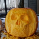 Phase 4 of 3D pumpkin carving, determining how thick and how far in sculpture can go