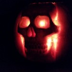 Phase 7 of 3D pumpkin carving, light up Jack-o-lantern