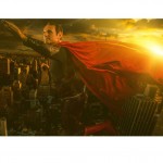 Man of Steel over Metropolis; photo and edit by Brilan Imagery