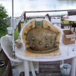 Viper helmet mother mold fiberglass second half of shell