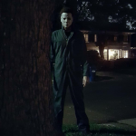 Michael Myers Cosplay On Location outside the Doyle house West Hollywood, California