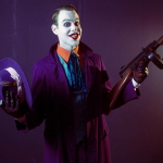DC's Classic Joker Gangster Era Cosplay, 1940's Bombshell; photo by T Kirk Photos