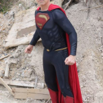 Outdoor photo shoot of my Man Of Steel Cosplay
