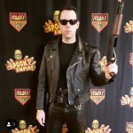 Terminator 2 Judgement Day Cosplay of the T-800 for Spooky Empire spring 2019