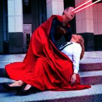Justin's edited photo of my Superman Cosplay with my wife as Lois Lane.