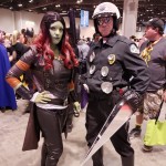 Gamora meets the T-1000 Terminator at MegaCon Orlando 2019; Gamora by McKenzie Rae of @texthemess