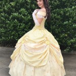 Full gown and delightful smile from Kat as Belle from Disney's Beauty and the Beast