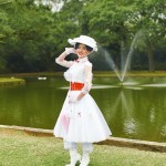 Mary Poppins in the park; perfect setting fr Kat's Mary Poppins pose
