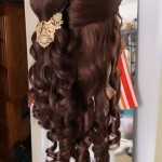 Kat's wig styling for Belle