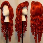 Ariel gets some dry hair attention out of the sea, courtesy of Her Majesty Kat