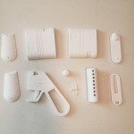 3D printed NN-14 parts cleaned up and ready for assembly