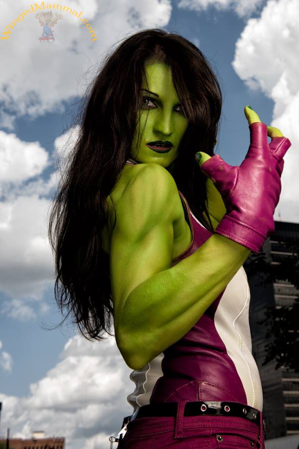 Previous. →. ←. She Hulk Cosplay for DragonCon2014 Body Paint by Nick Wolfe...