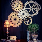 Wanderings In Wonderland professional photoshoot collaboration.  Steampunk/Wild West theme.  Gears made and sent unpainted by JPs FX Creations...painted by Wanderings in Wonderland photography.