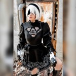Nier Automata video game cosplay of 2B