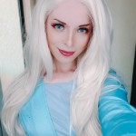 Elsa capturing a selfie before she saves Arendelle