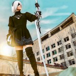 Epic photo and edit of Meredith as 2B; photo and edit by Meredith herself